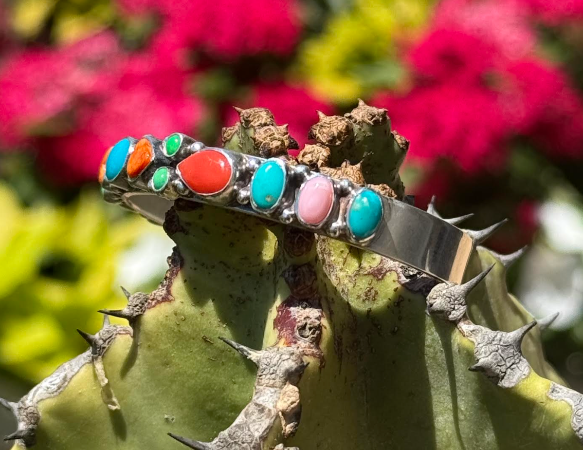 MULTI HEART ROW CUFF