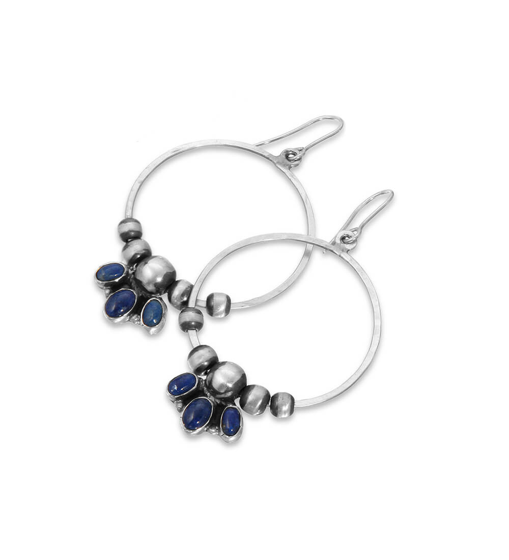 LAPIS WATERFALL EARRINGS