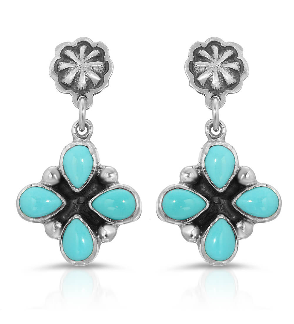 TURQUOISE SHOOTING STAR EARRINGS