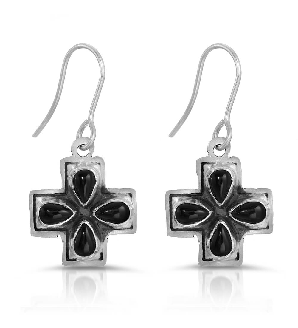 SANTA CRUZ CROSS EARRINGS
