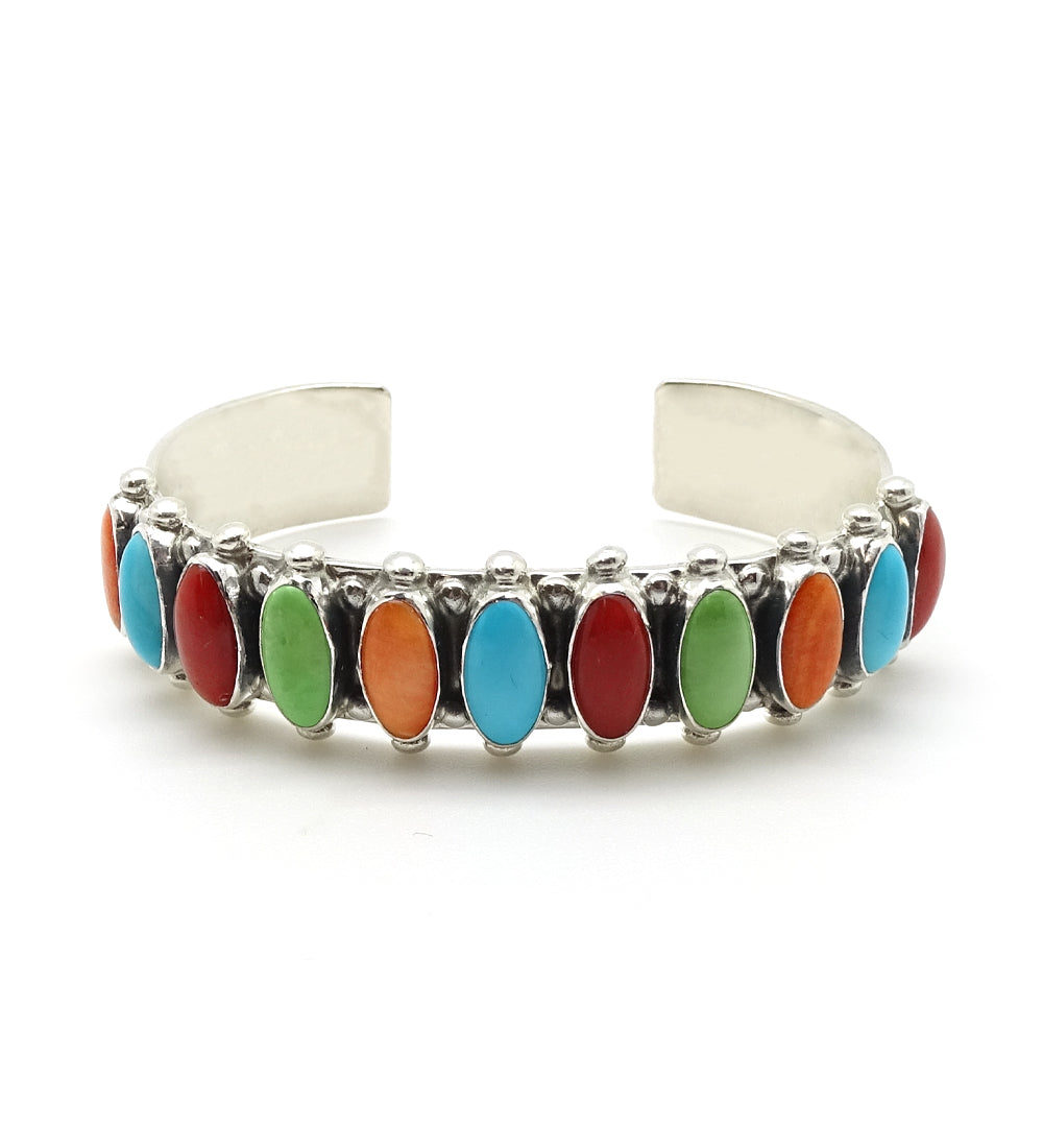 MULTI  LONG OVAL ROW CUFF