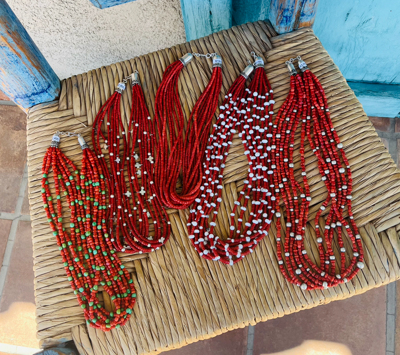 Red Coral Necklaces - Call for avalability