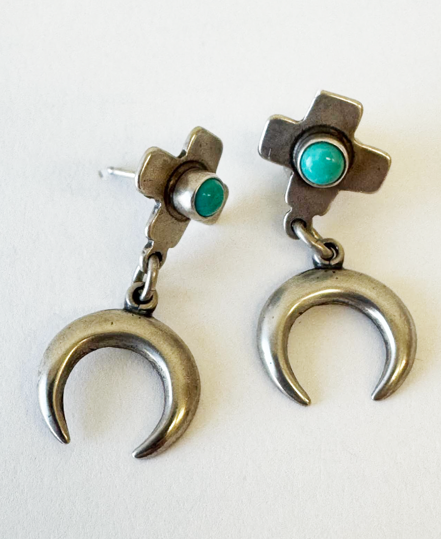 Small Cross Naja Earrings