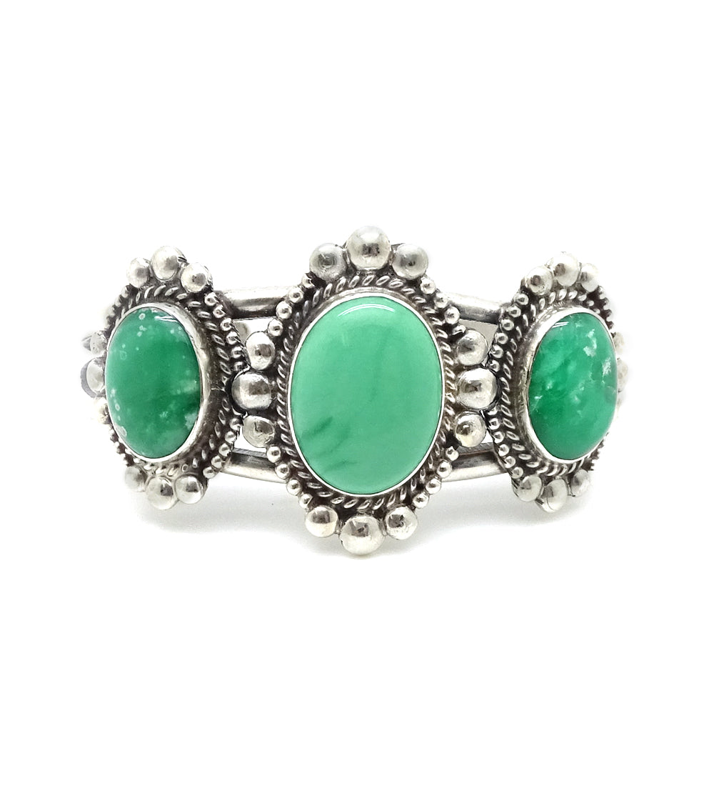 Hot Vintage Varisite turquoise sterling silver cuff