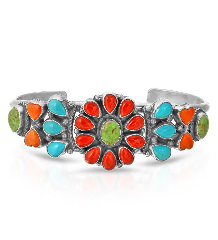 MULTI DAISY BIRD CUFF