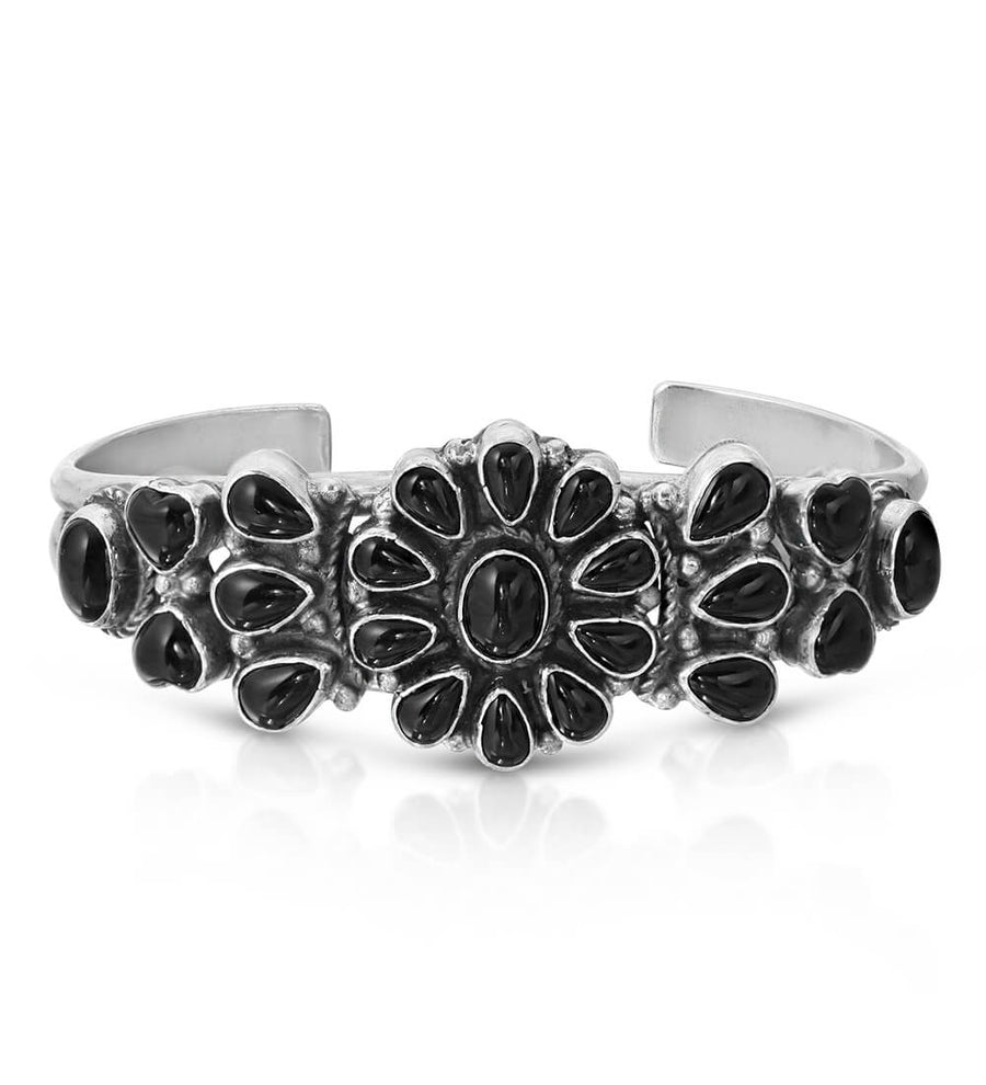 ONYX DAISY BIRD CUFF