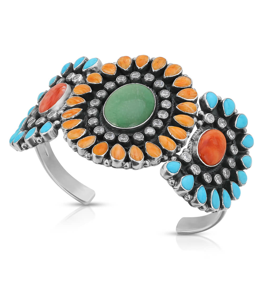 VARISCITE MULTI DAISY CUFF