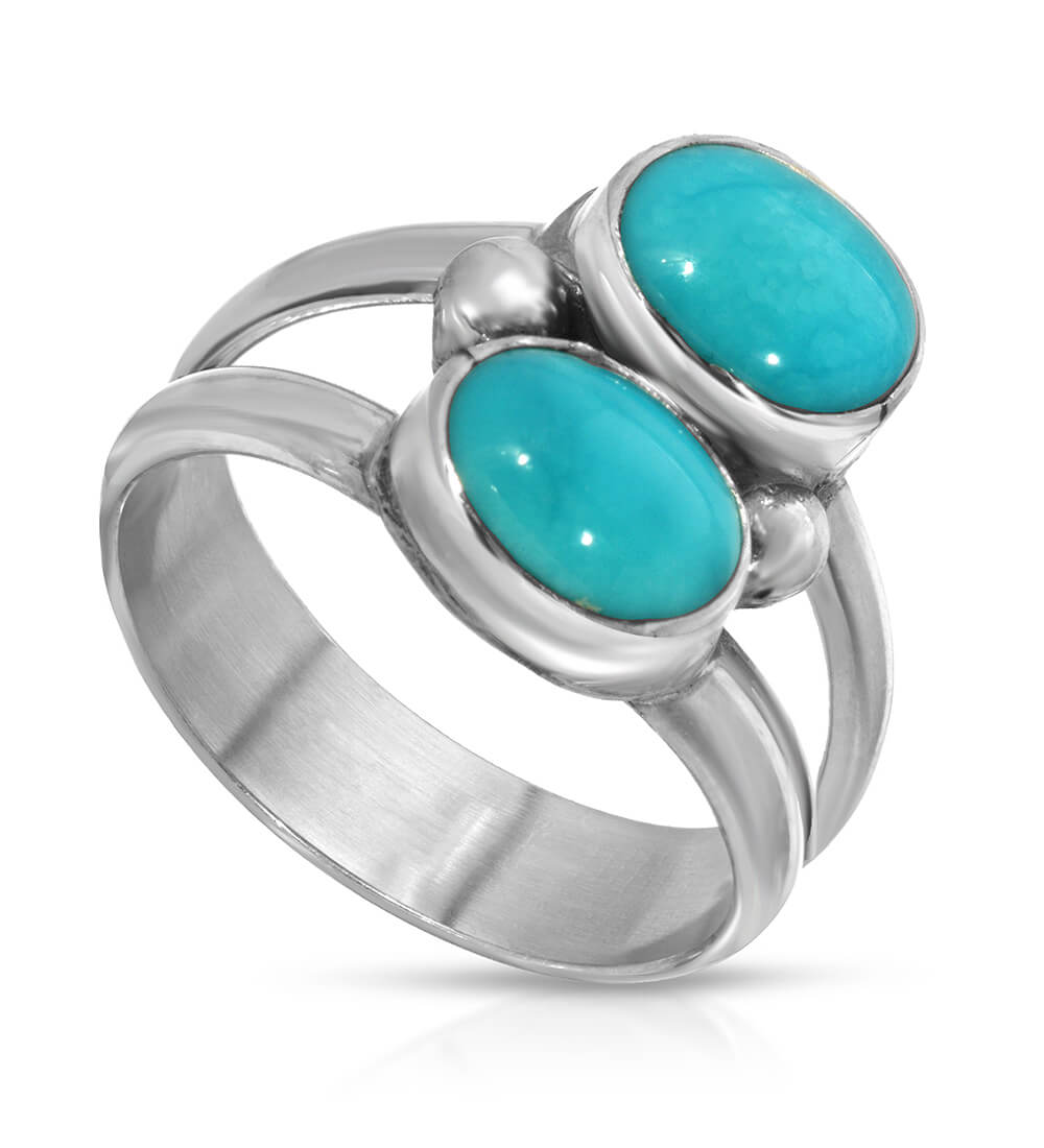 TURQUOISE GEMINI RING