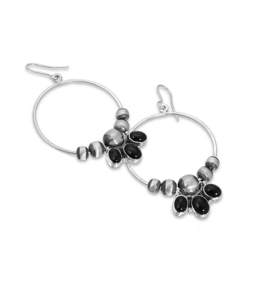 ONYX WATERFALL EARRINGS