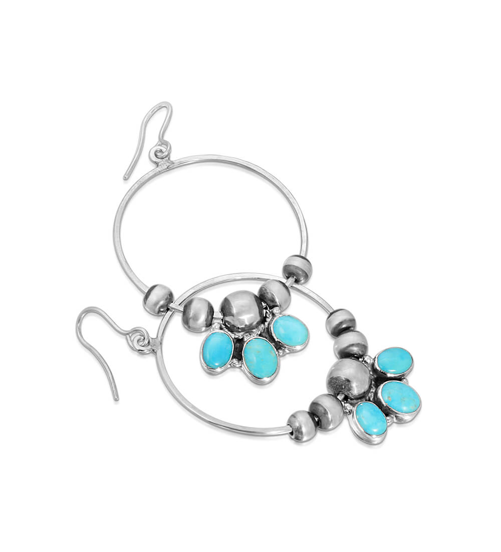 TURQUOISE WATERFALL EARRINGS