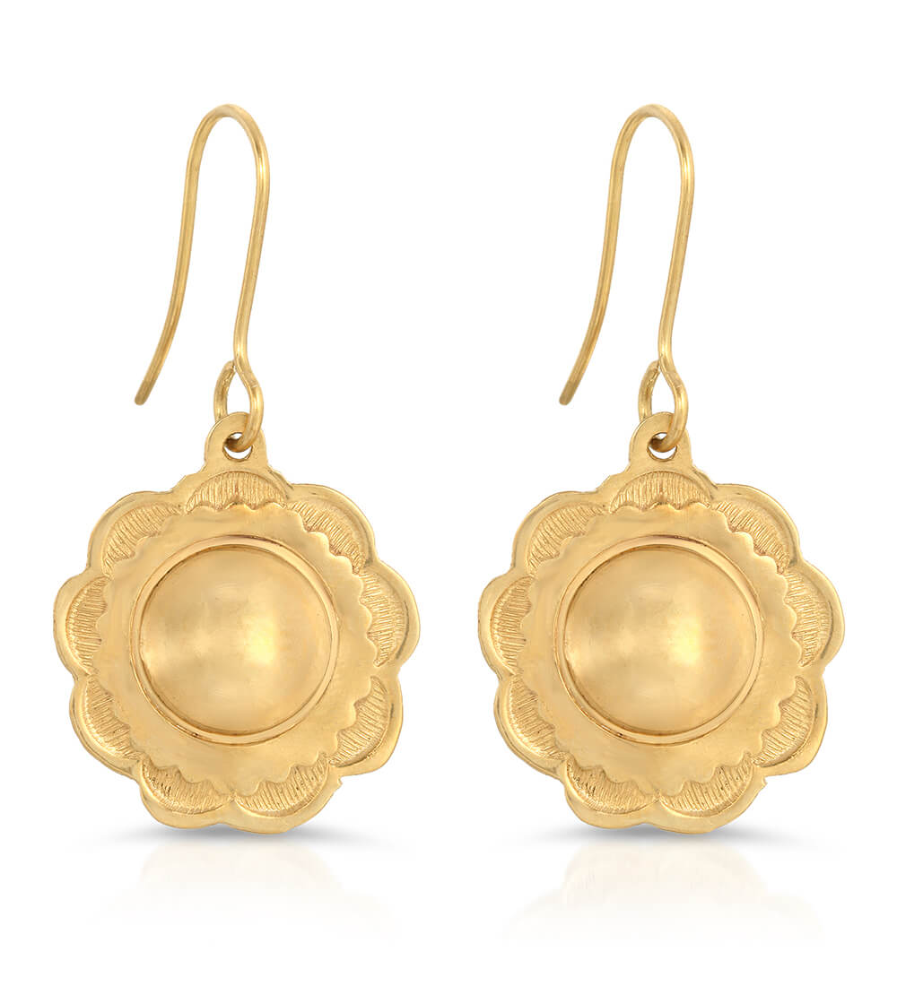 SUNFIRE BRONZE CHARM EARRINGS