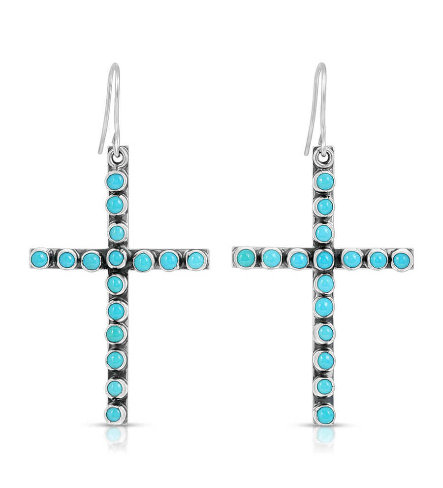 LARGE  CROSS EARRINGS