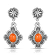 CORAL SMALL CHARM EARRINGS