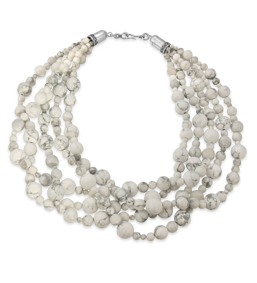 HOWLITE BEADED STRANDS