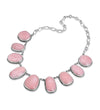 Pink Opal Link Necklace