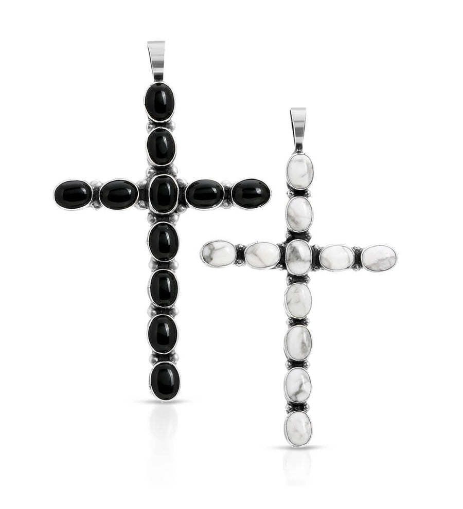 LARGE CROSS PENDANT
