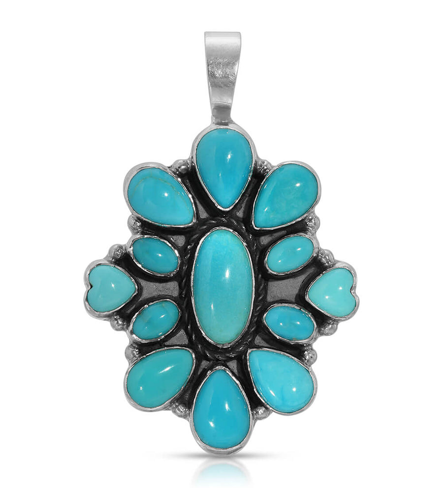 TURQUOISE DEW DROP PENDANT