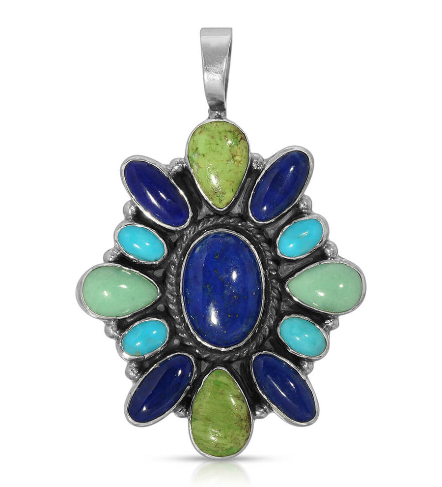LAPIS MULTI DEW DROP PENDANT