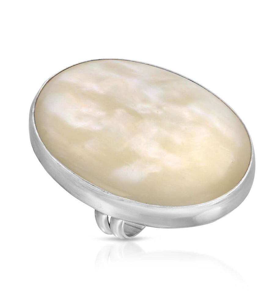 MOTHER OF PEARL MOOD RING