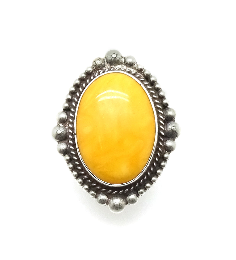 Large Amber Ring