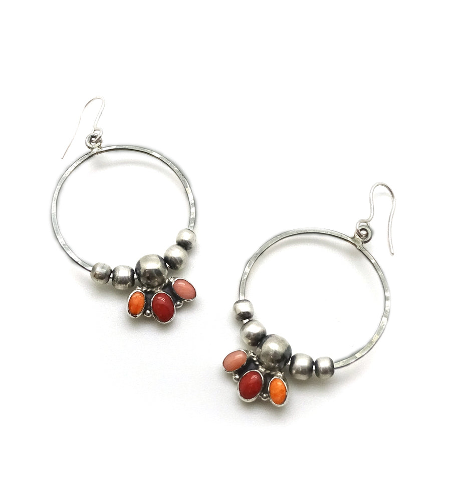 WARM MULTI WATERFALL EARRINGS