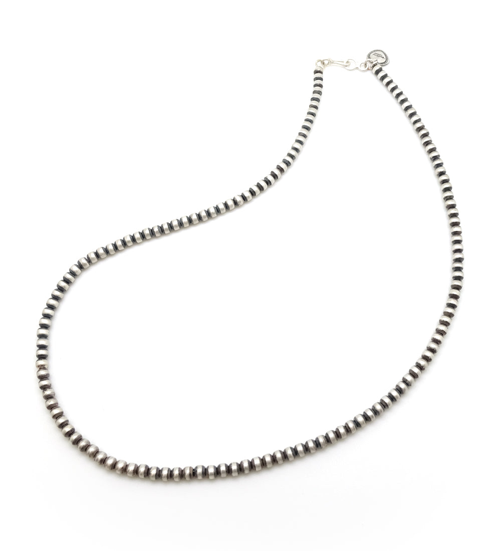 Single Strand 5mm Silver Beads