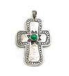 Green Turquoise Cross Pendant