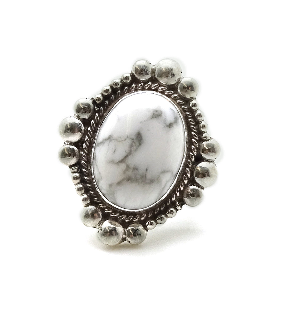 Howlite Ring