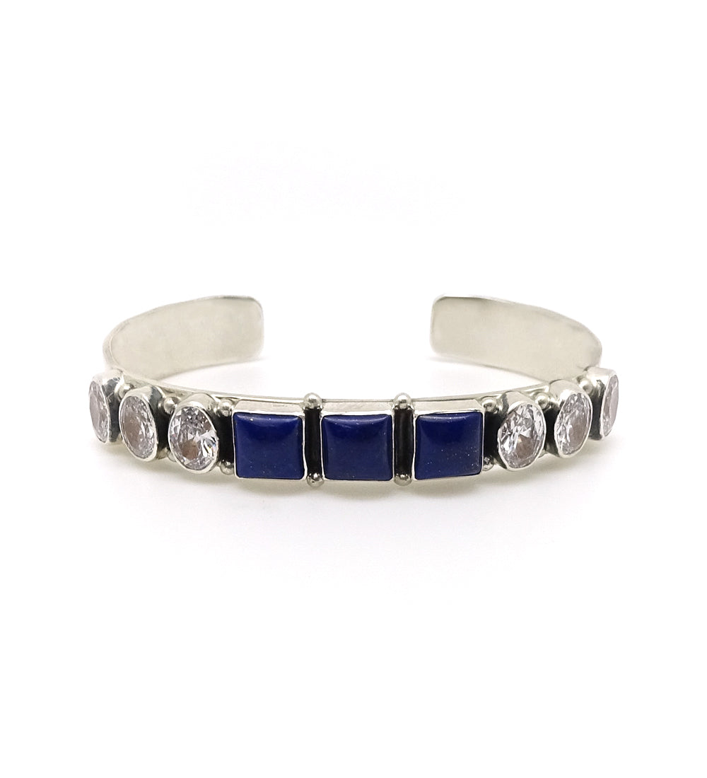 MEDIUM LAPIS 3-SQUARE CUFF