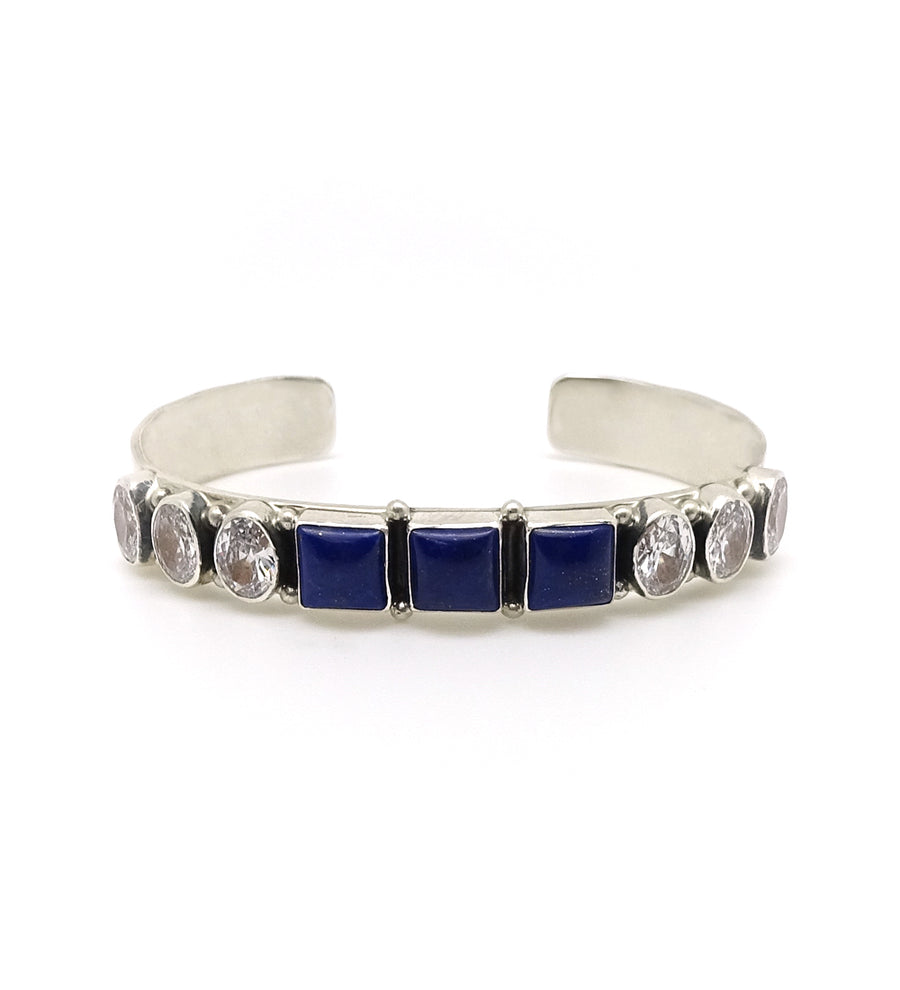MEDIUM LAPIS 3-SQUARE CUFF