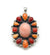 Large Pink Coral Cluster Pendant