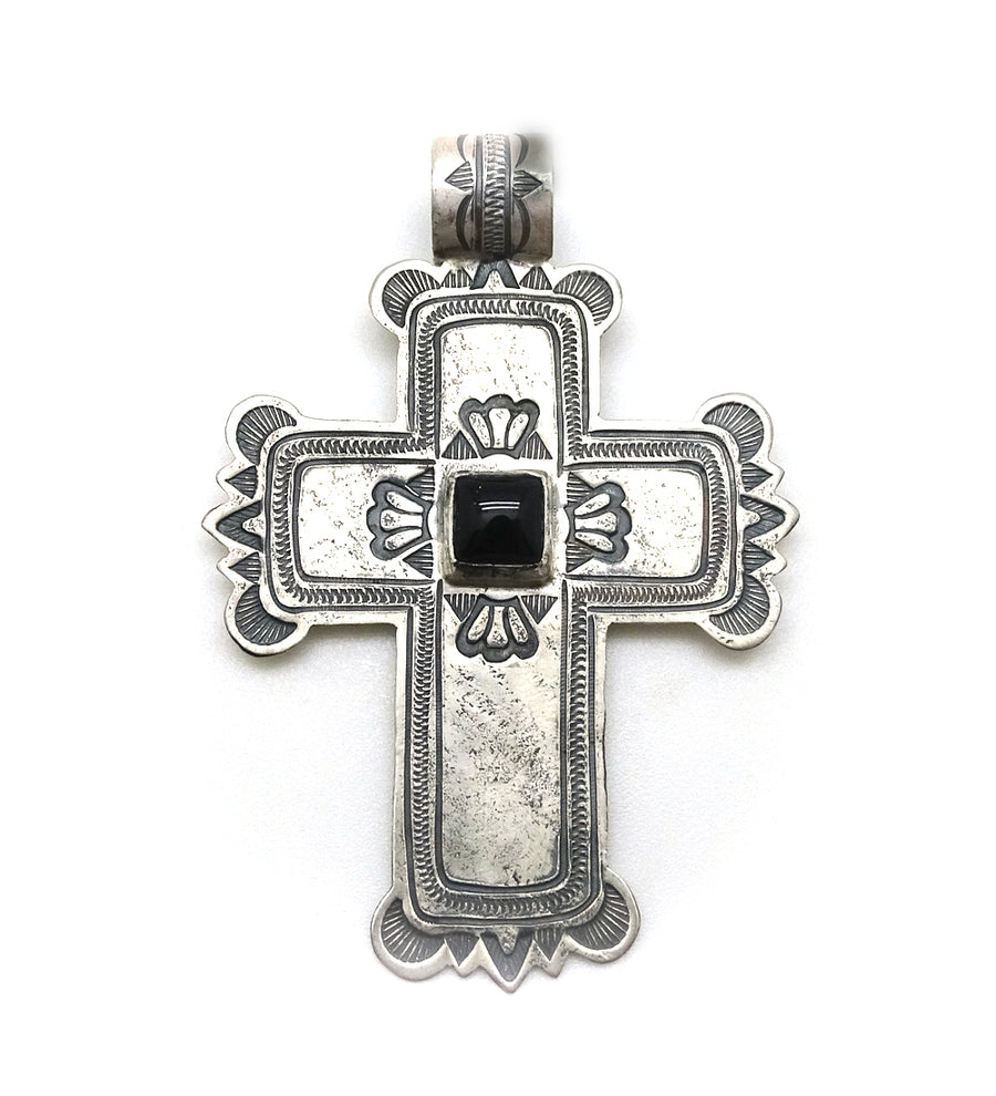 Onyx Cross Pendant