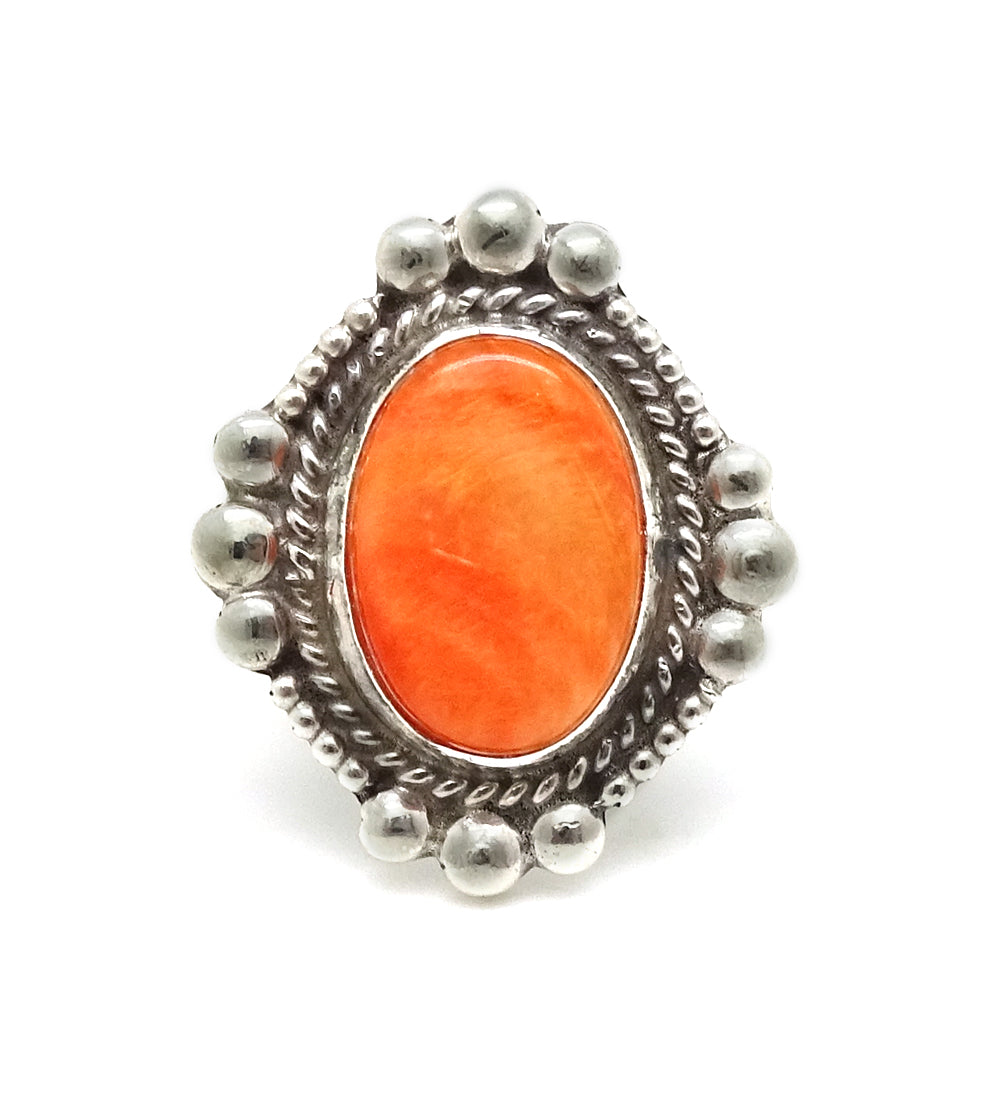 Orange Spiny Ring
