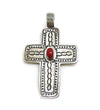 Red Coral Cross Pendant