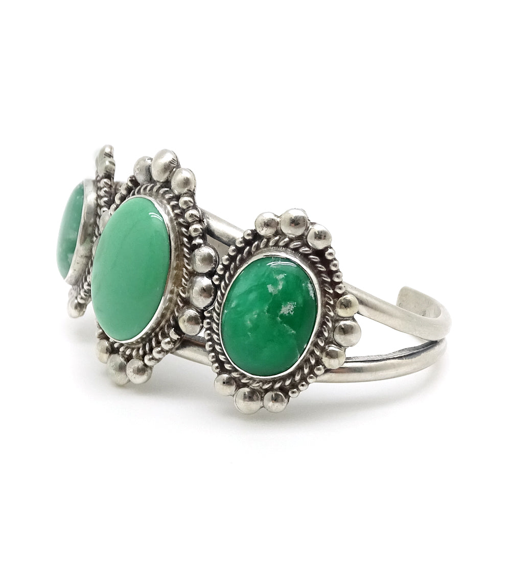 3 STONE VARISCITE CUFF