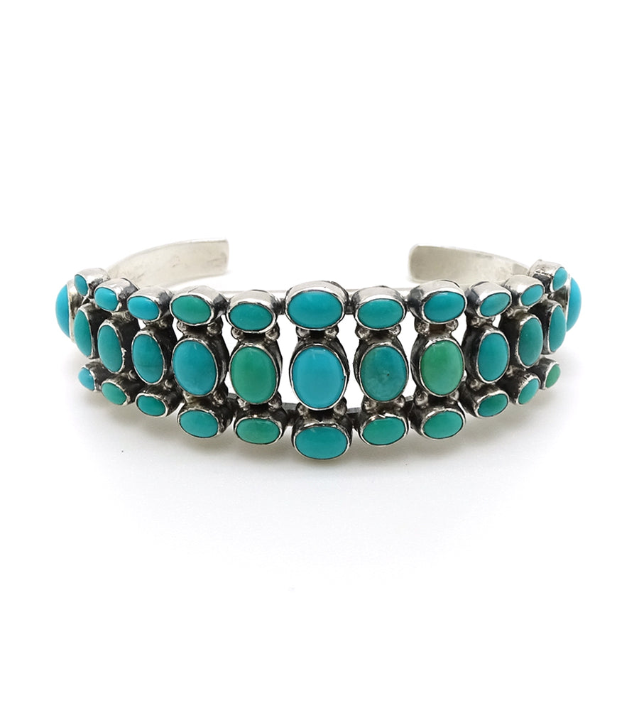 Turquoise 3-Row Cuff