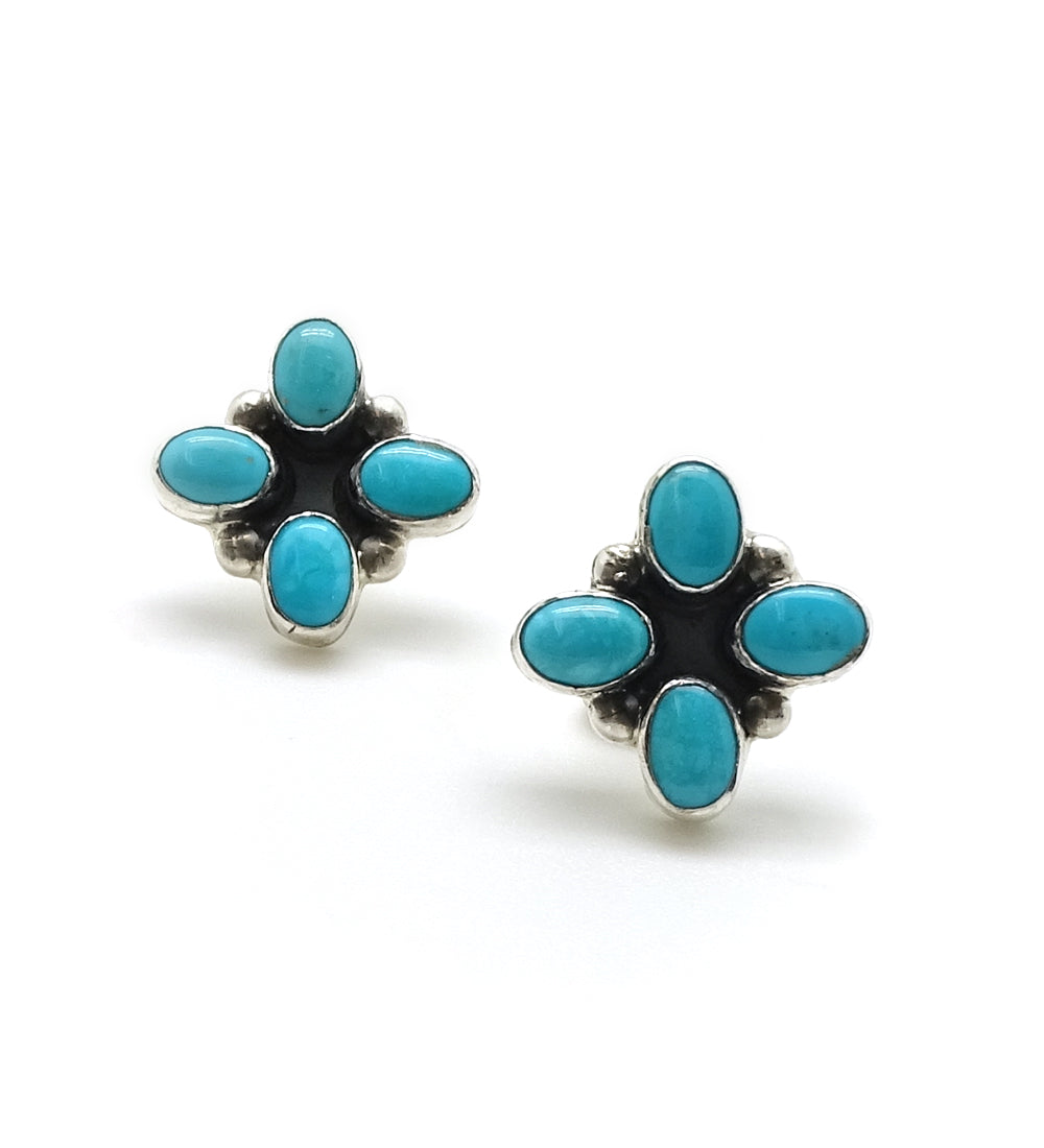 Shooting Star Turquoise Studs