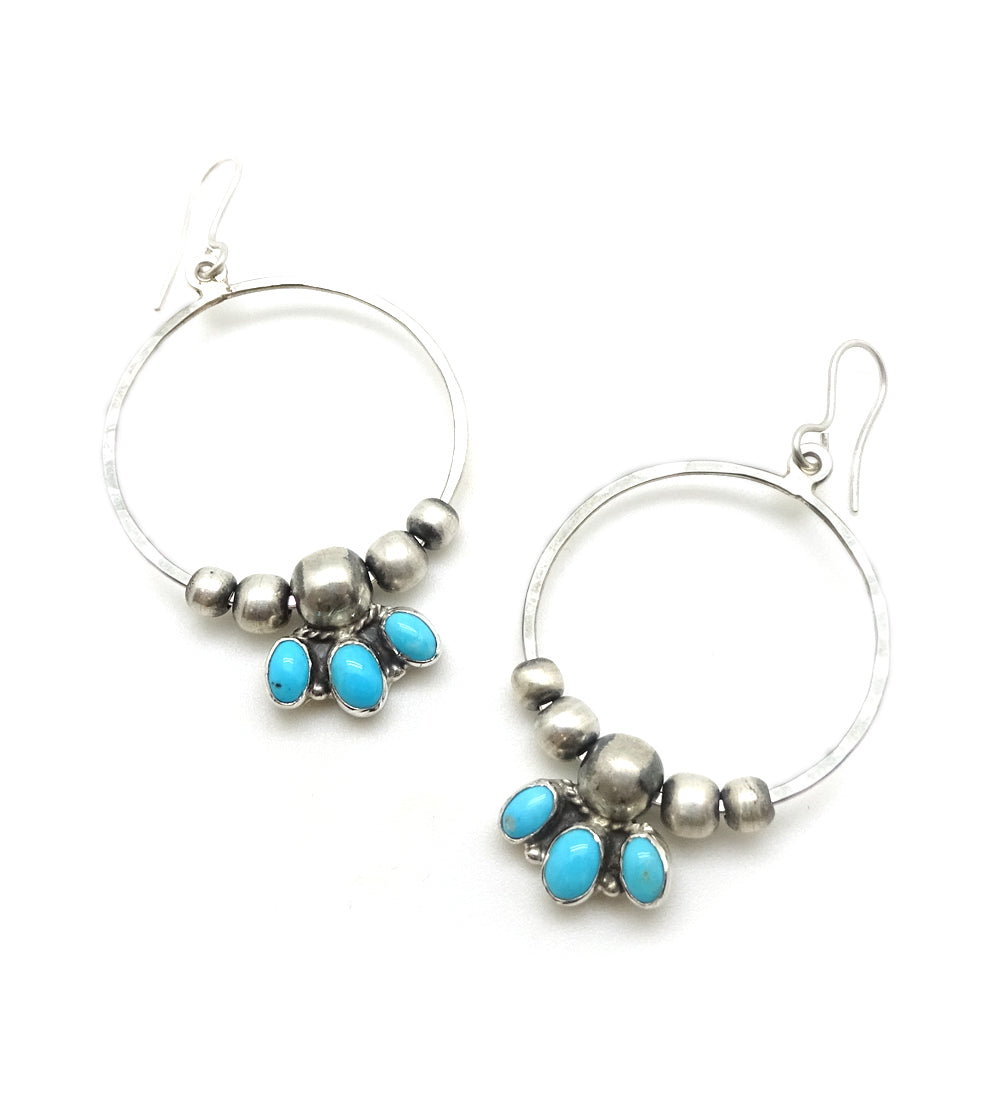 TURQUOISE WATERFALL EARRINGS