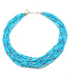 Turquoise and Silver Beaded Strands - call for availability