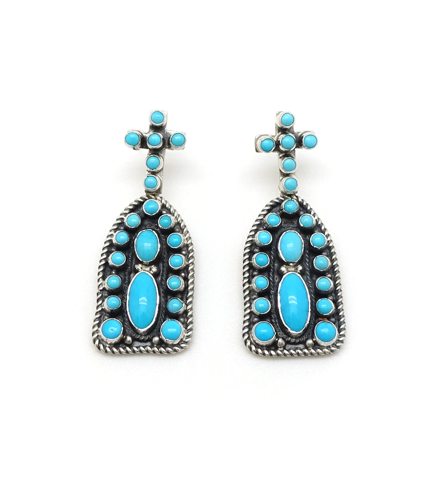 TURQUOISE MISSION EARRINGS
